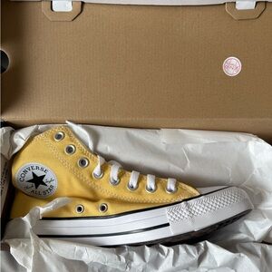 Converse All Star High-Top Sneakers in Yellow